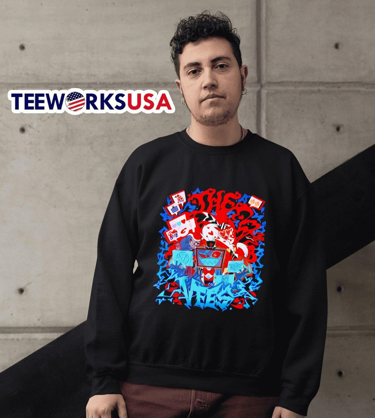 Hazbin Hotel The Vees - Adult & Kids T-Shirts, Sweatshirts & Hoodies apparel design preview 6