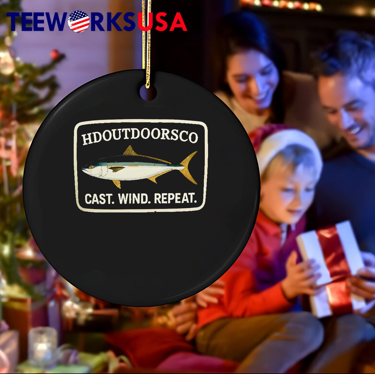 Hdoutdoorsco Cast Wind Repeat - Adult & Kids T-Shirts, Sweatshirts & Hoodies apparel design preview 4
