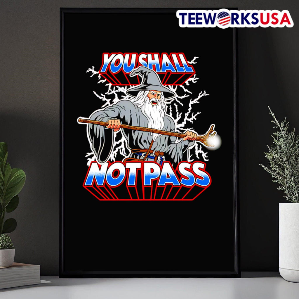 He-Wizard you shall not pass - Adult & Kids T-Shirts, Sweatshirts & Hoodies apparel design preview 5