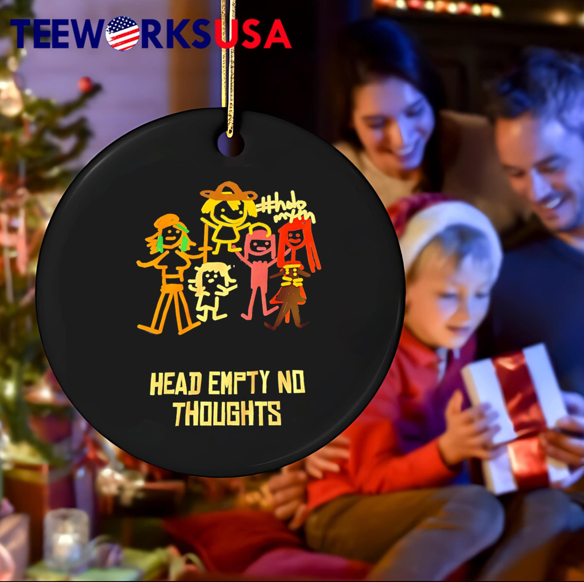 Head Empty No Thoughts cartoon - Adult & Kids T-Shirts, Sweatshirts & Hoodies apparel design preview 4