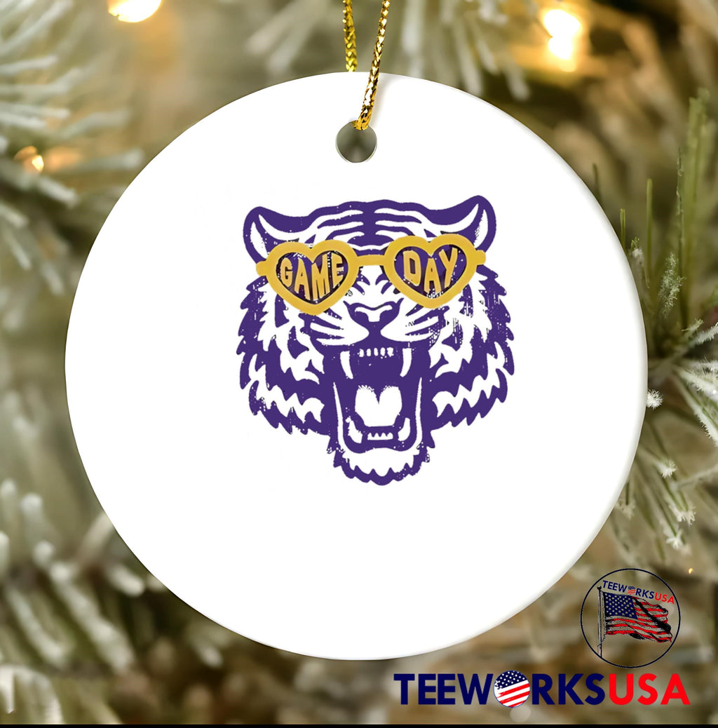 Head Tiger Dibujo game day - Adult & Kids T-Shirts, Sweatshirts & Hoodies apparel design preview 3