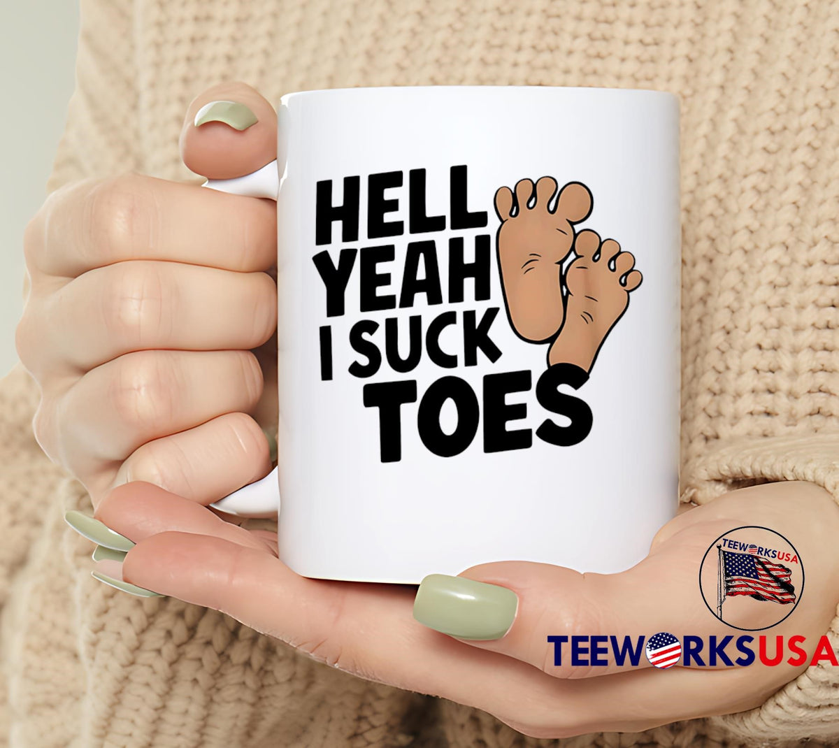 Hell Yeah I Suck Toes feet - Adult & Kids T-Shirts, Sweatshirts & Hoodies apparel design preview 6