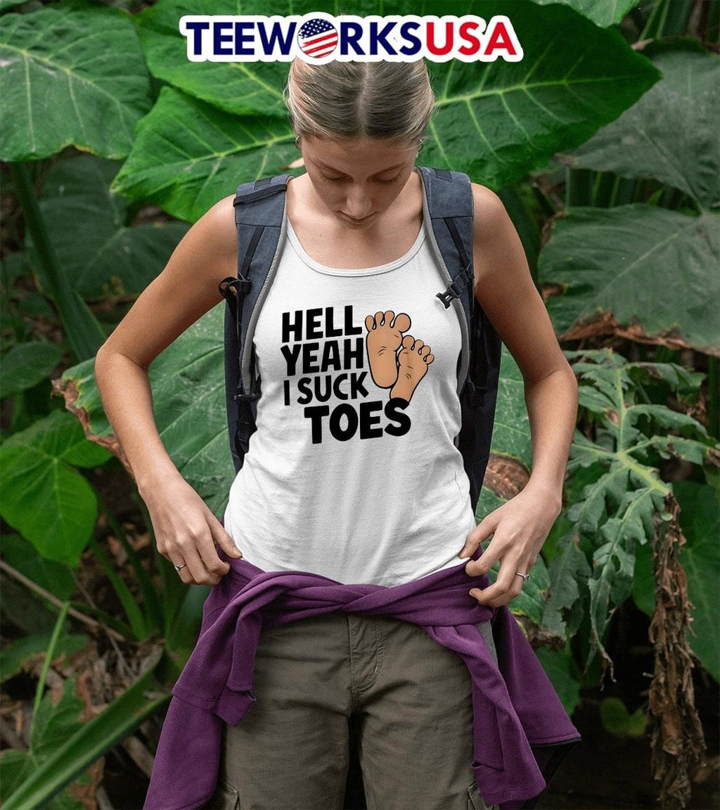 Hell Yeah I Suck Toes feet - Adult & Kids T-Shirts, Sweatshirts & Hoodies apparel design preview 5