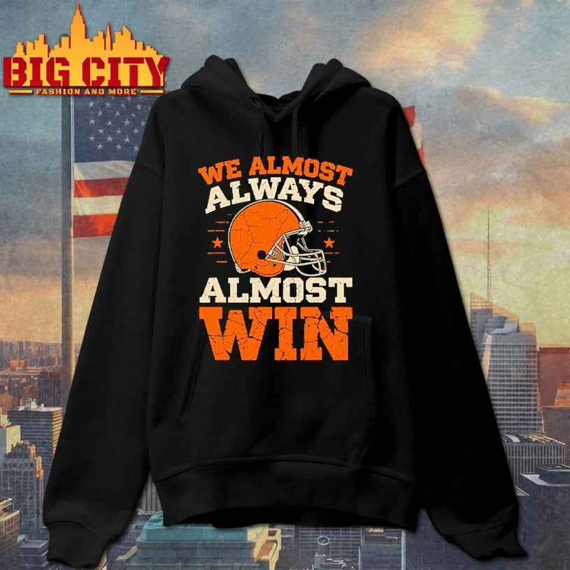 Helmet We Almost Always Win Football - Adult & Kids T-Shirts, Sweatshirts & Hoodies apparel design preview 2