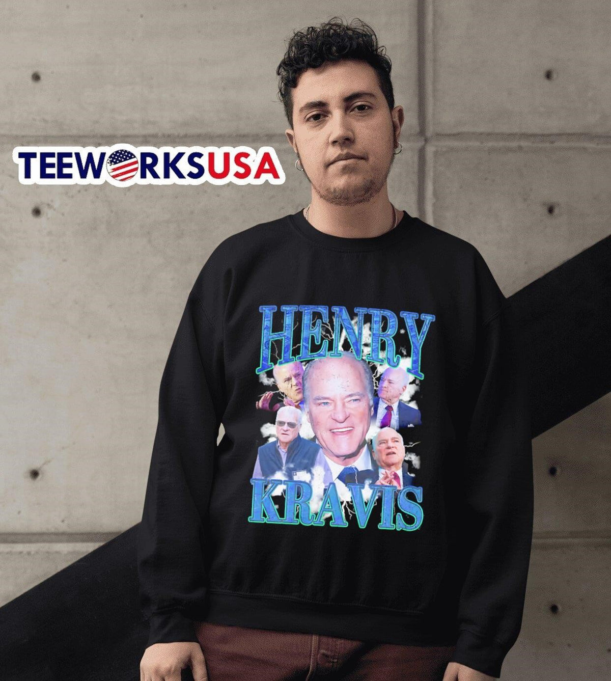 Henry Kravis vintage - Adult & Kids T-Shirts, Sweatshirts & Hoodies apparel design preview 3