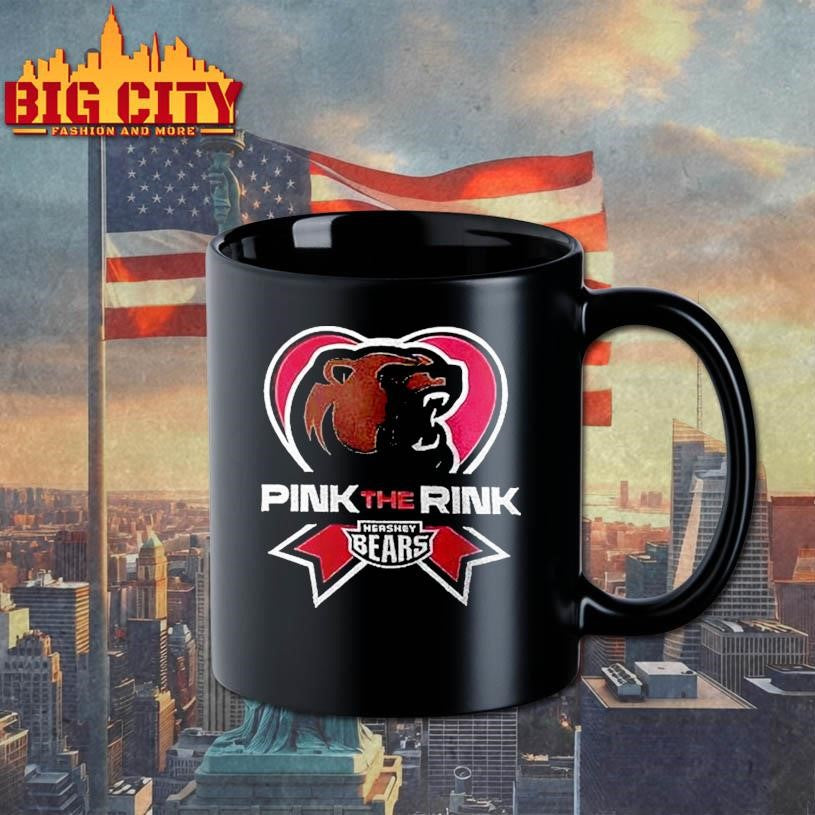 Hershey Bears Pink The Rink Logo - Adult & Kids T-Shirts, Sweatshirts & Hoodies apparel design preview 3