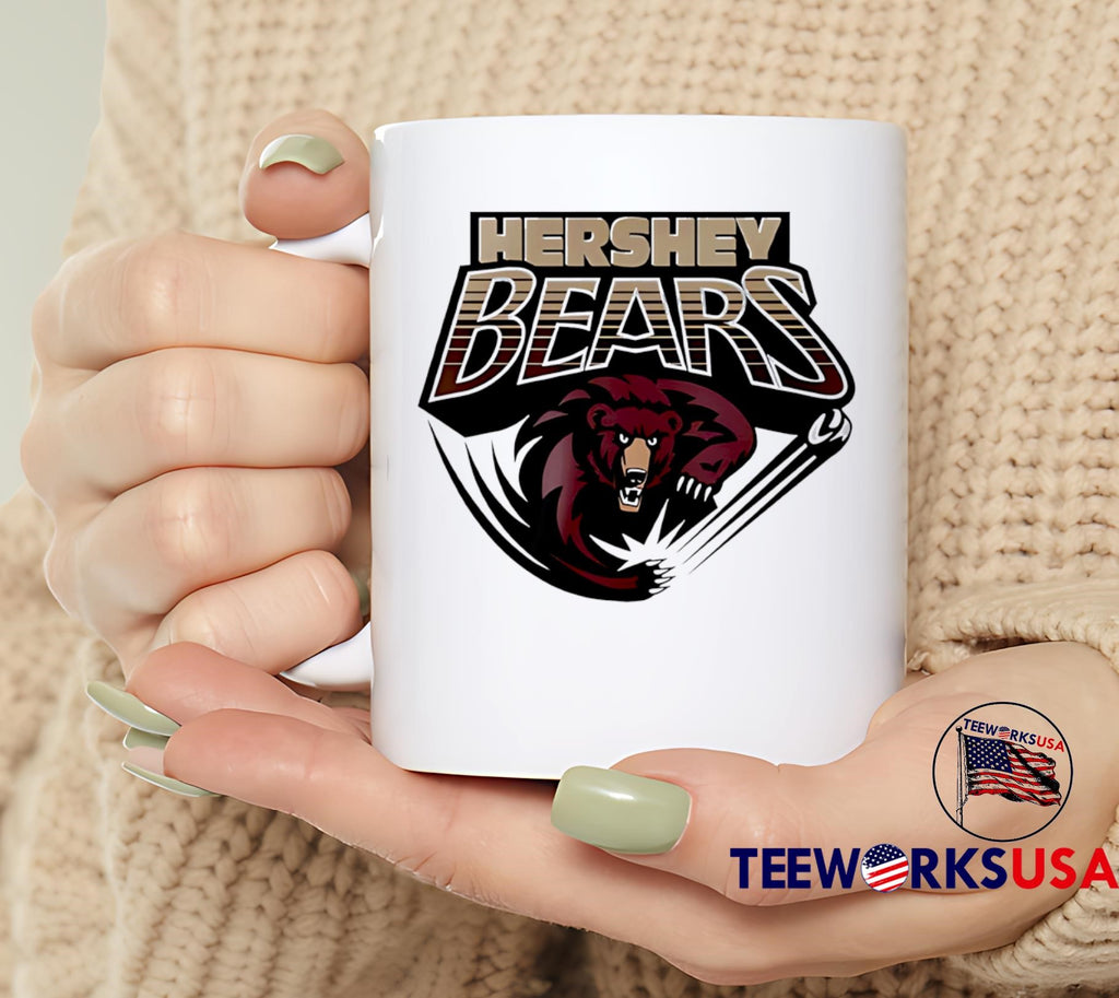Hershey Bears Team 2025 mascot - Adult & Kids T-Shirts, Sweatshirts & Hoodies apparel design preview 6