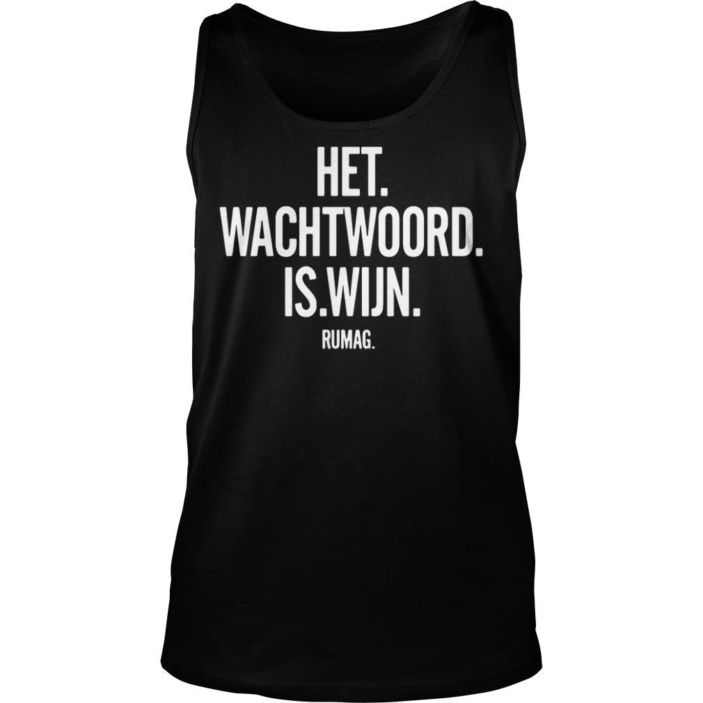 Het Wachtwoord Is Wijn - Adult & Kids T-Shirts, Sweatshirts & Hoodies apparel design preview 3