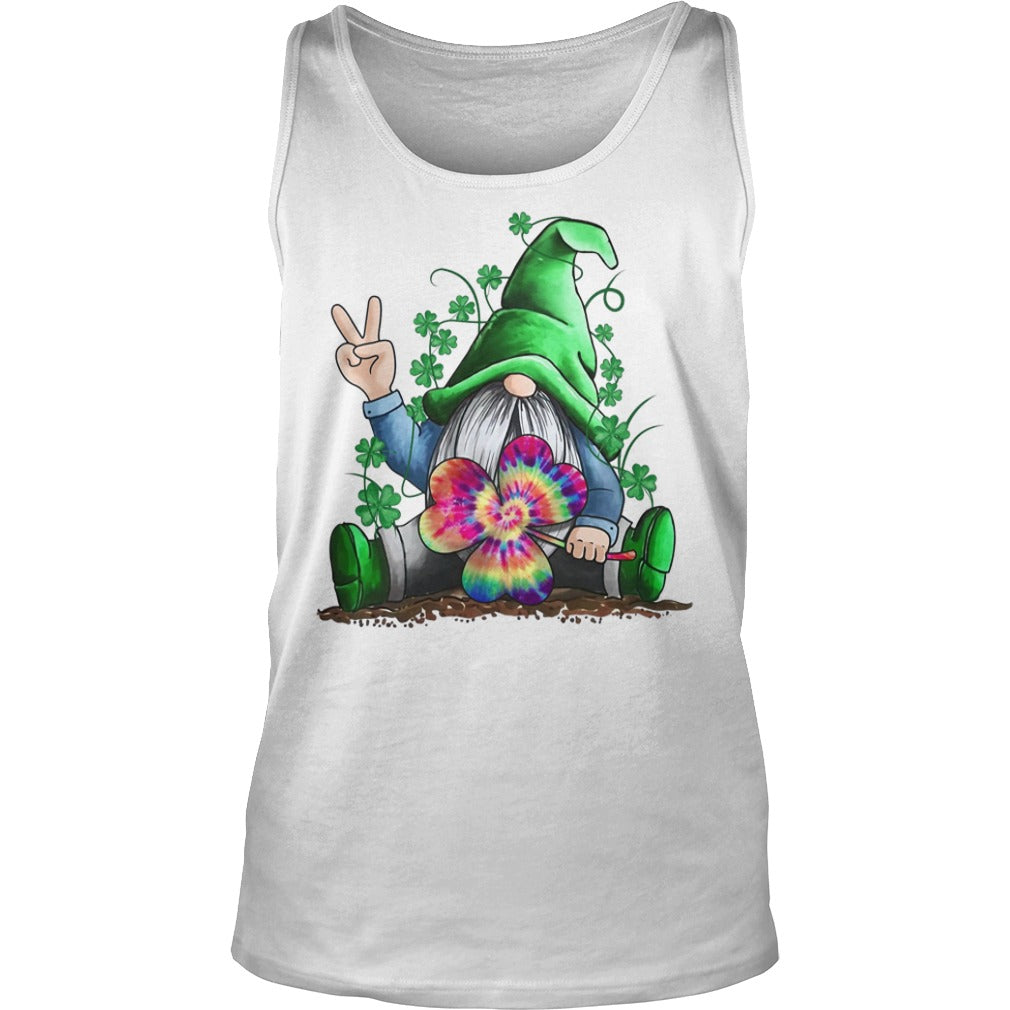 Hippie Gnome Happy St Patrick's Day - Adult & Kids T-Shirts, Sweatshirts & Hoodies apparel design preview 3