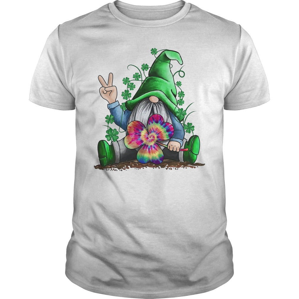 Hippie Gnome Happy St Patrick's Day - Adult & Kids T-Shirts, Sweatshirts & Hoodies apparel design preview 1