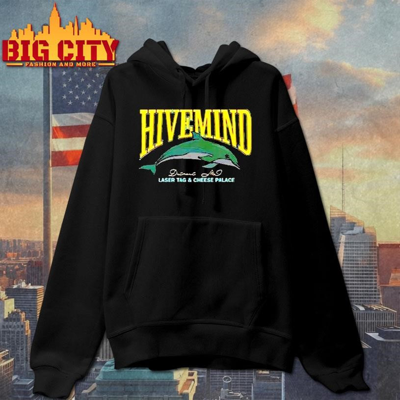 Hivemind Dolphin Graphic - Adult & Kids T-Shirts, Sweatshirts & Hoodies apparel design preview 2