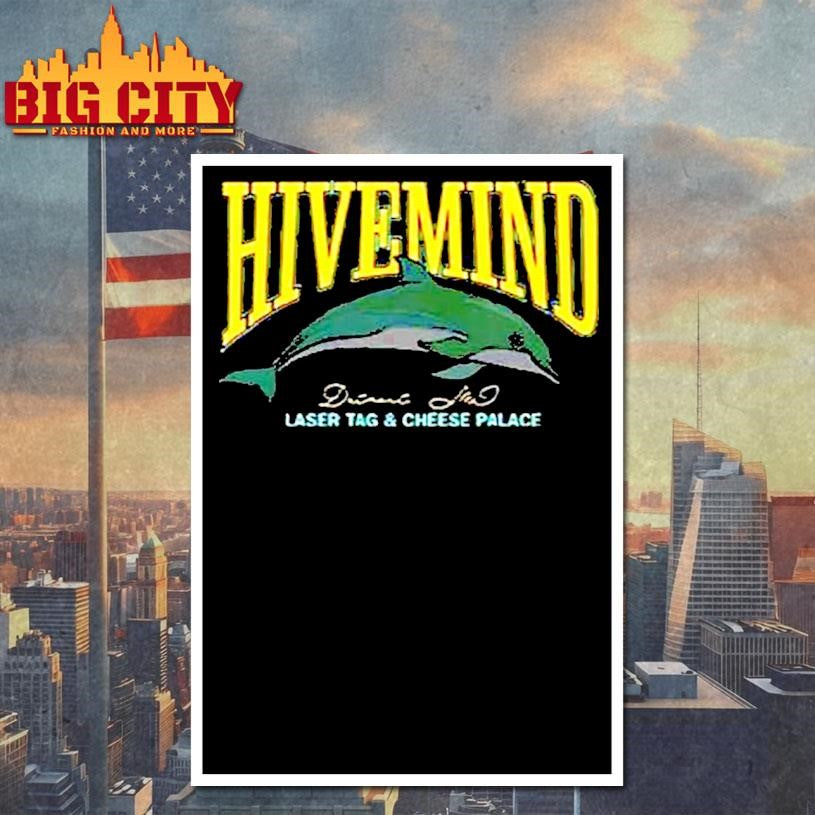 Hivemind Dolphin Graphic - Adult & Kids T-Shirts, Sweatshirts & Hoodies apparel design preview 4