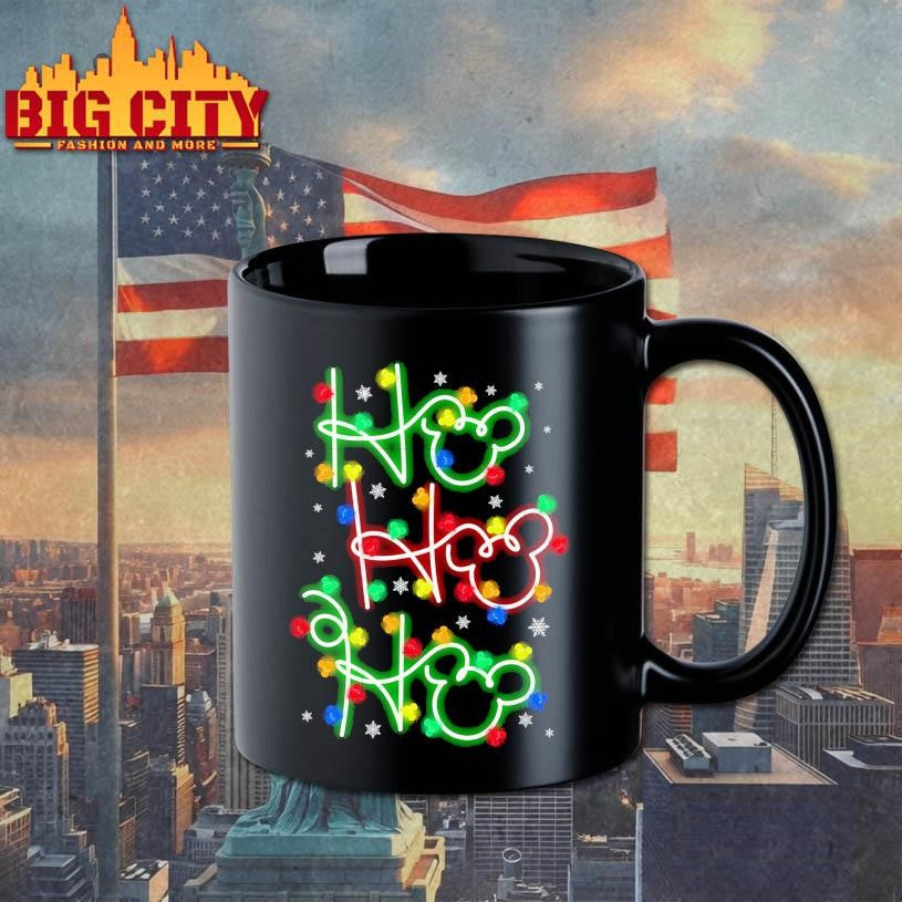 Ho mickey christmas lights - Adult & Kids T-Shirts, Sweatshirts & Hoodies apparel design preview 3