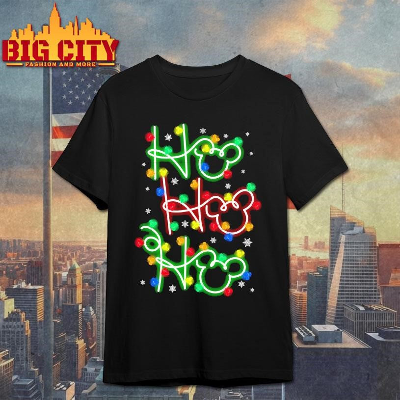 Ho mickey christmas lights - Adult & Kids T-Shirts, Sweatshirts & Hoodies apparel design preview 1