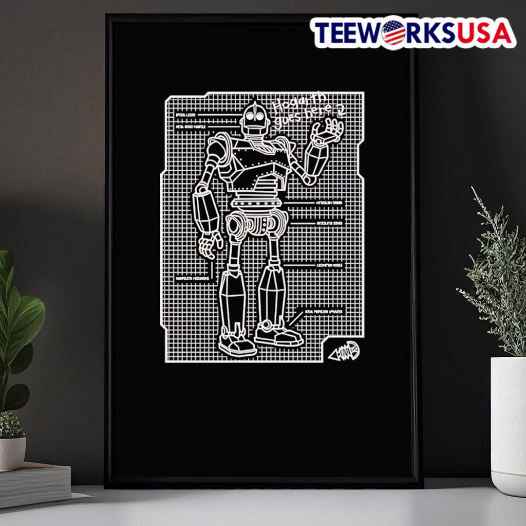 Hogarth Goes Here Robot - Adult & Kids T-Shirts, Sweatshirts & Hoodies apparel design preview 5