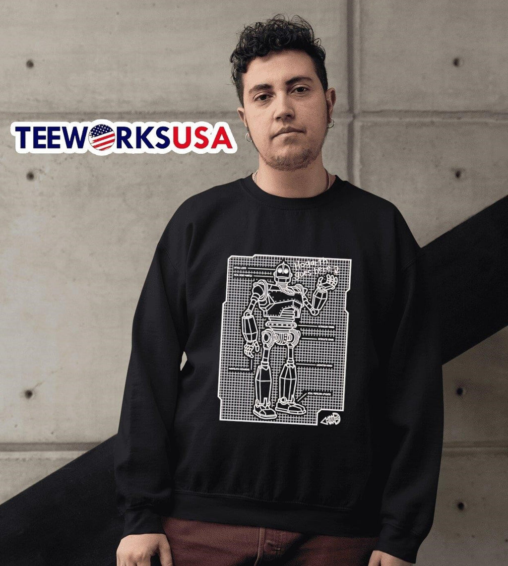 Hogarth Goes Here Robot - Adult & Kids T-Shirts, Sweatshirts & Hoodies apparel design preview 6
