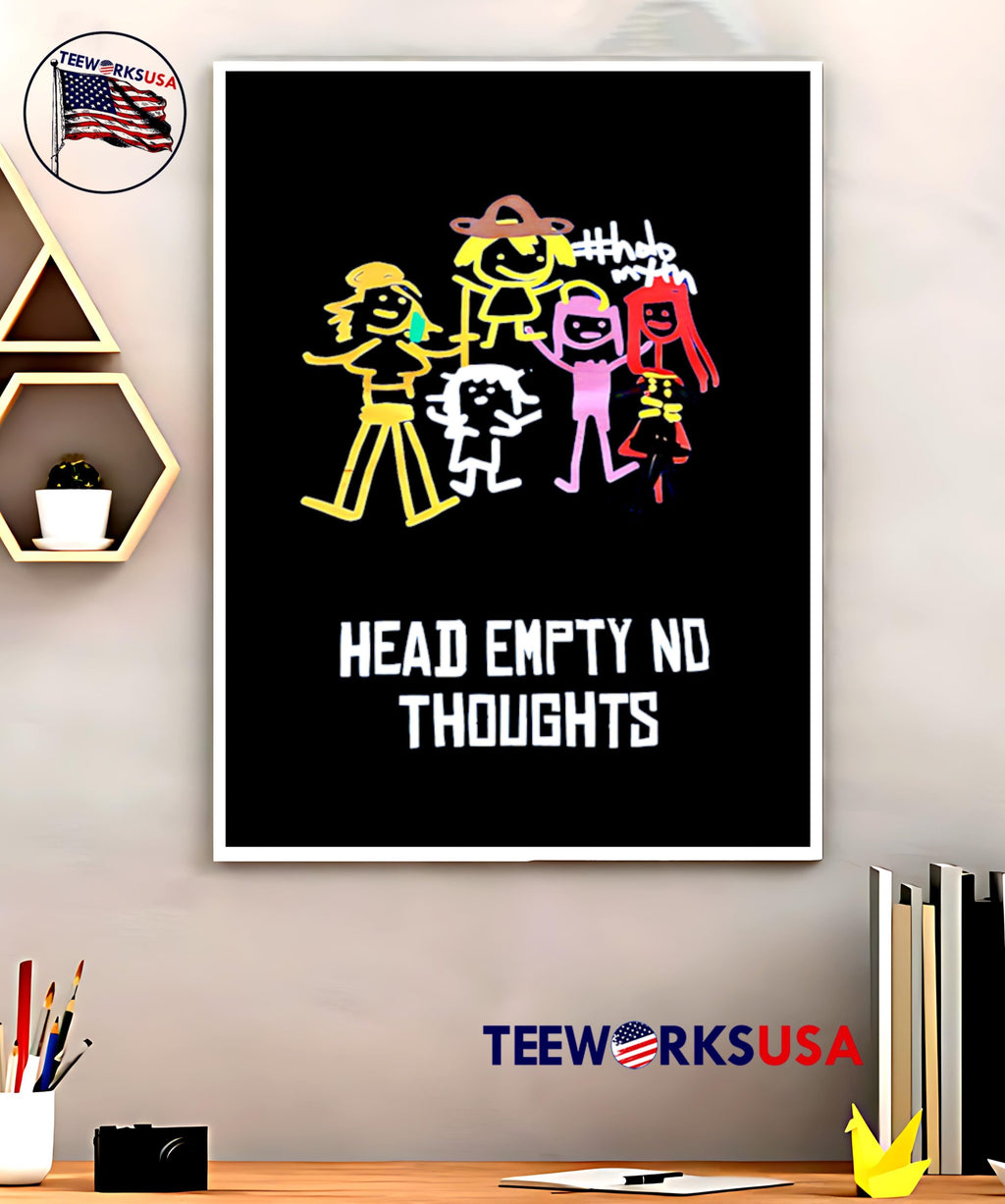 Hololive Myth Head Empty No Thoughts - Adult & Kids T-Shirts, Sweatshirts & Hoodies apparel design preview 5
