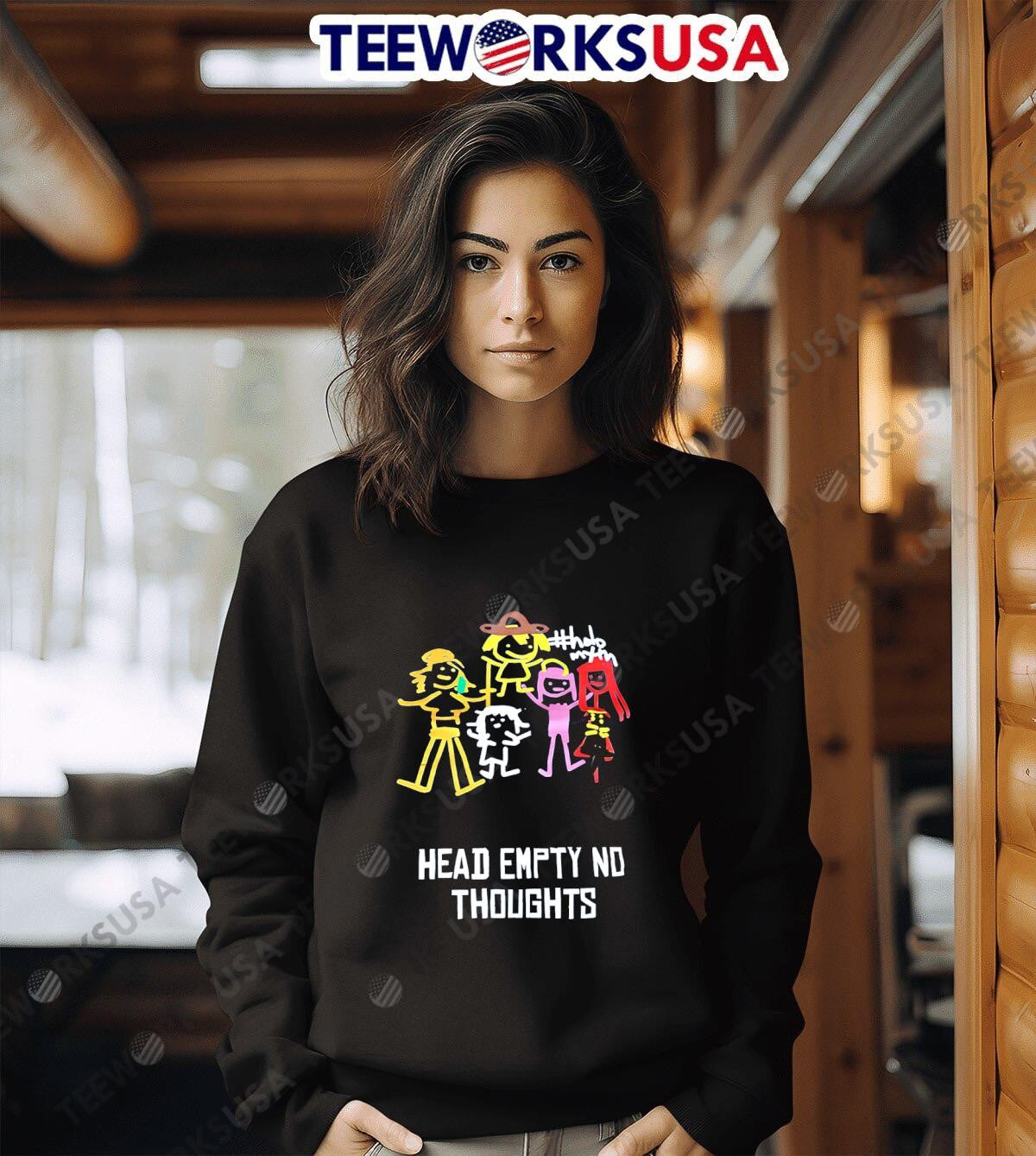 Hololive Myth Head Empty No Thoughts - Adult & Kids T-Shirts, Sweatshirts & Hoodies apparel design preview 6