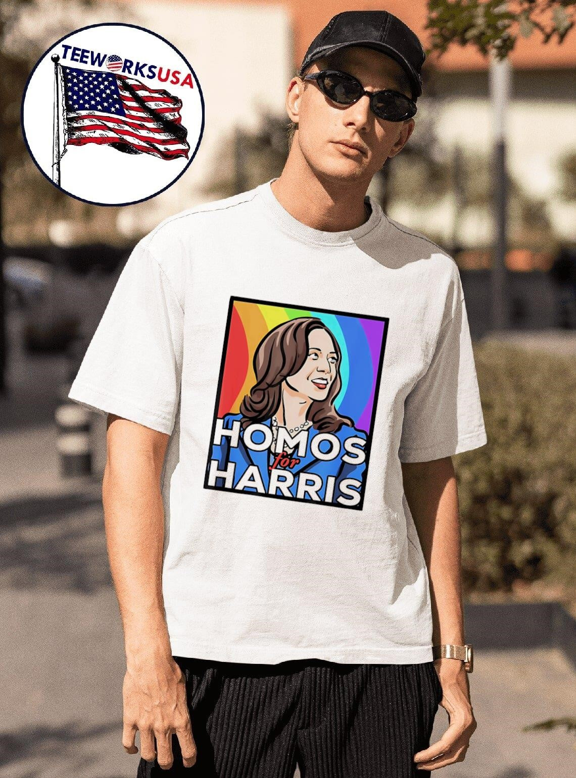 Homos for Harris - Adult & Kids T-Shirts, Sweatshirts & Hoodies apparel design preview 1