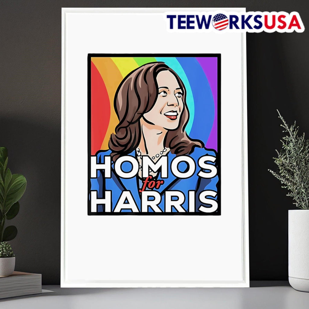 Homos for Harris - Adult & Kids T-Shirts, Sweatshirts & Hoodies apparel design preview 6