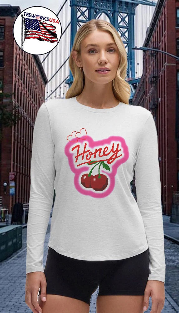 Honey Cherries - Adult & Kids T-Shirts, Sweatshirts & Hoodies apparel design preview 4