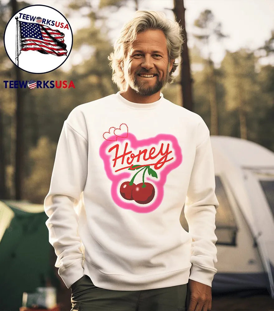 Honey Cherries - Adult & Kids T-Shirts, Sweatshirts & Hoodies apparel design preview 5