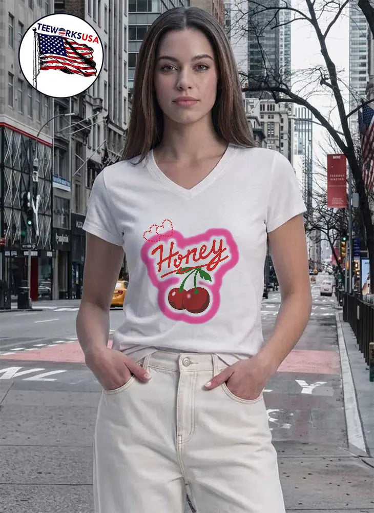 Honey Cherries - Adult & Kids T-Shirts, Sweatshirts & Hoodies apparel design preview 7