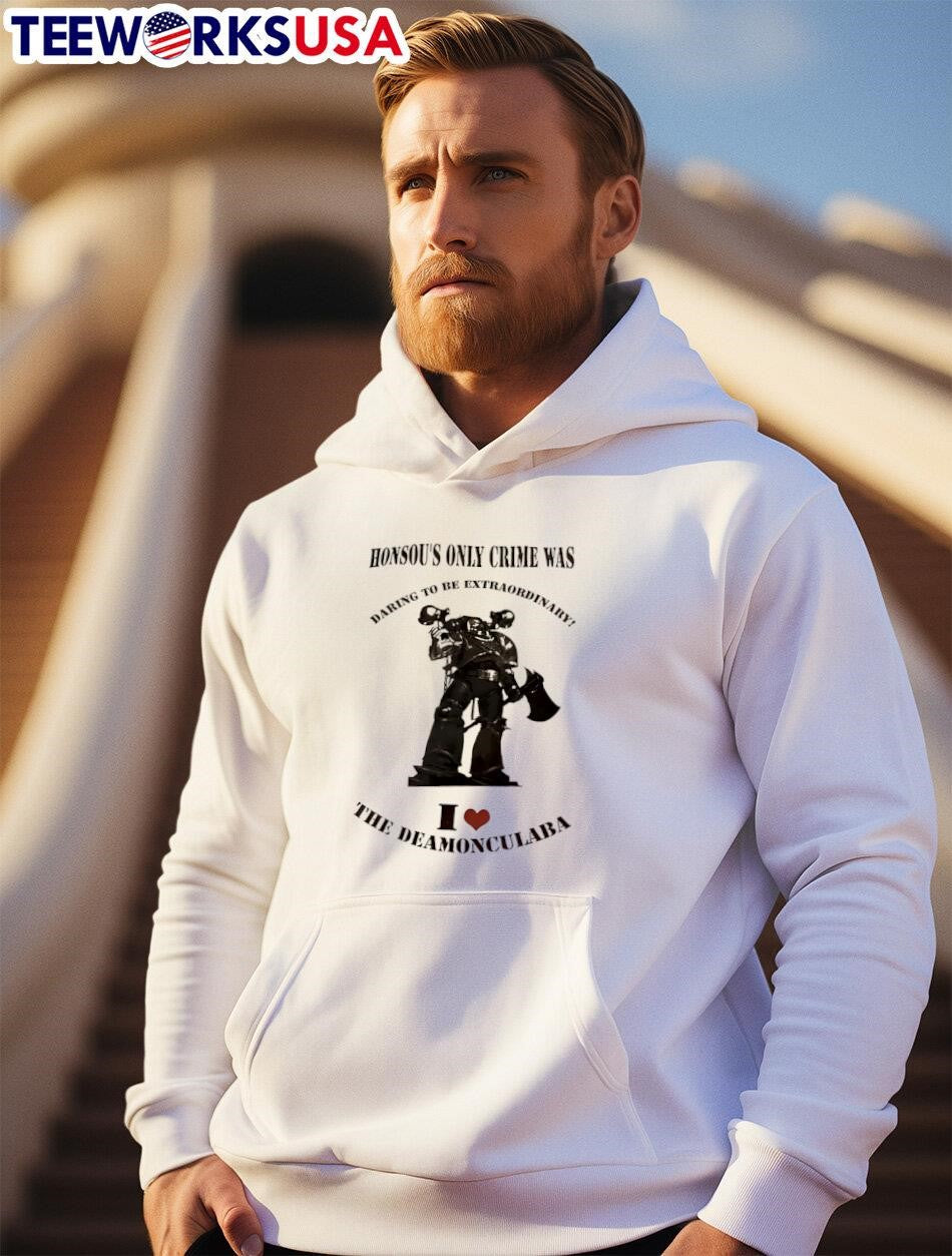 Honsou's only crime was daring to be extraordinary - Adult & Kids T-Shirts, Sweatshirts & Hoodies apparel design preview 2