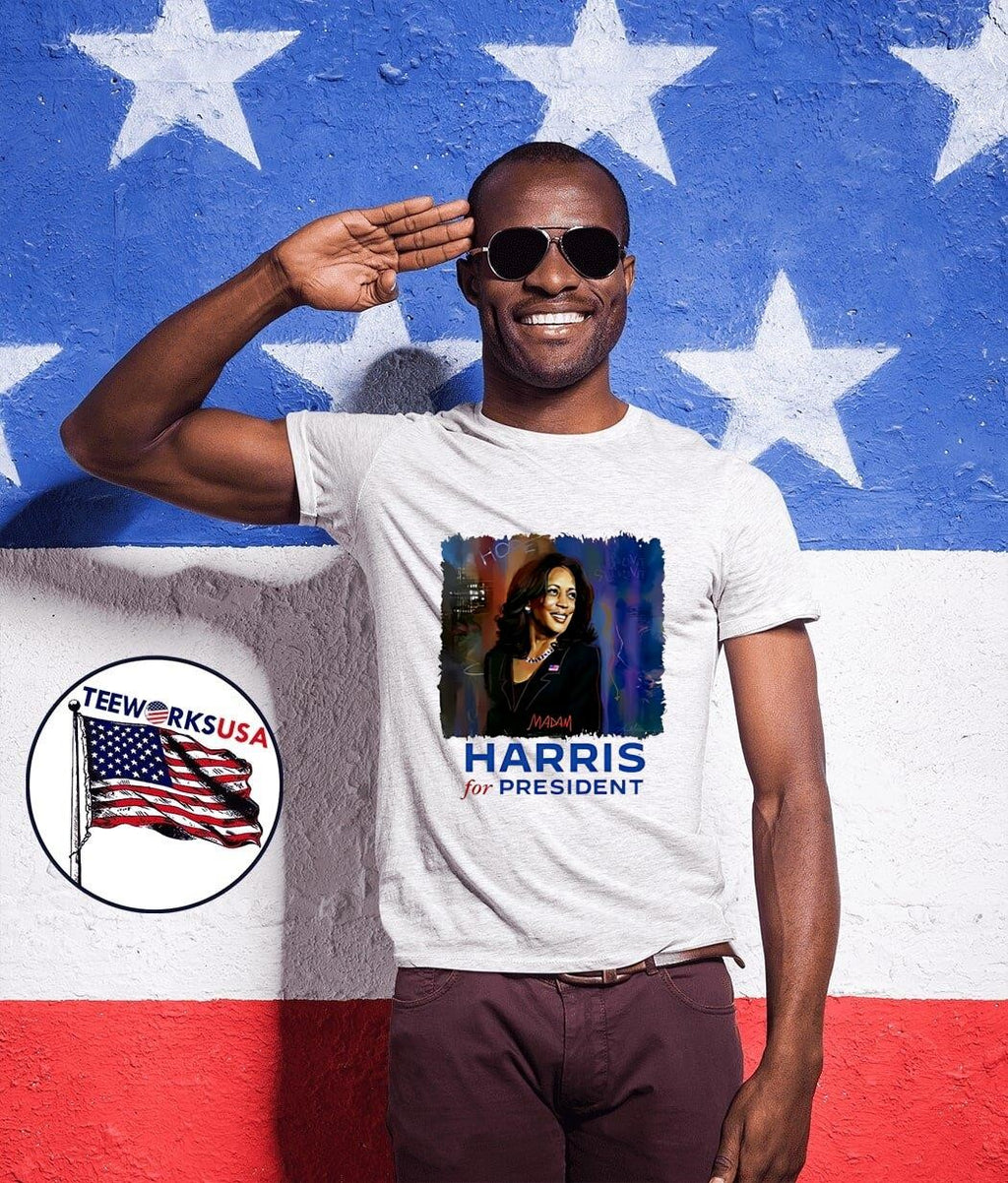 Hope In Harris For Presiident madam - Adult & Kids T-Shirts, Sweatshirts & Hoodies apparel design preview 1