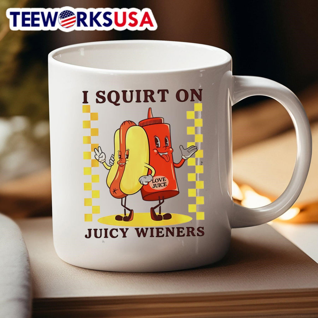 Hotdog I squirt on juicy wieners - Adult & Kids T-Shirts, Sweatshirts & Hoodies apparel design preview 4