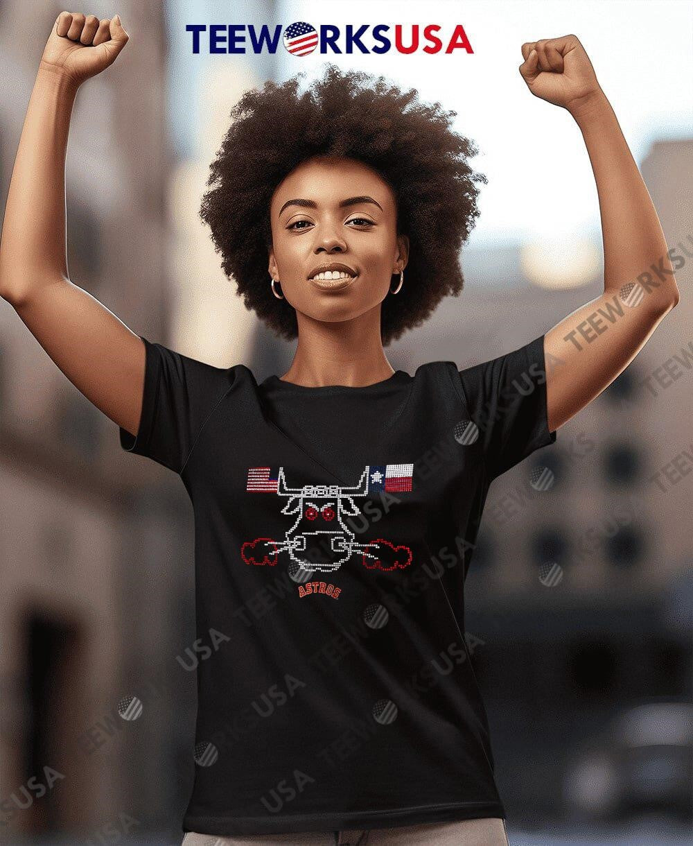 Houston Astros Hometown Collection Scoreboard Bull - Adult & Kids T-Shirts, Sweatshirts & Hoodies apparel design preview 7