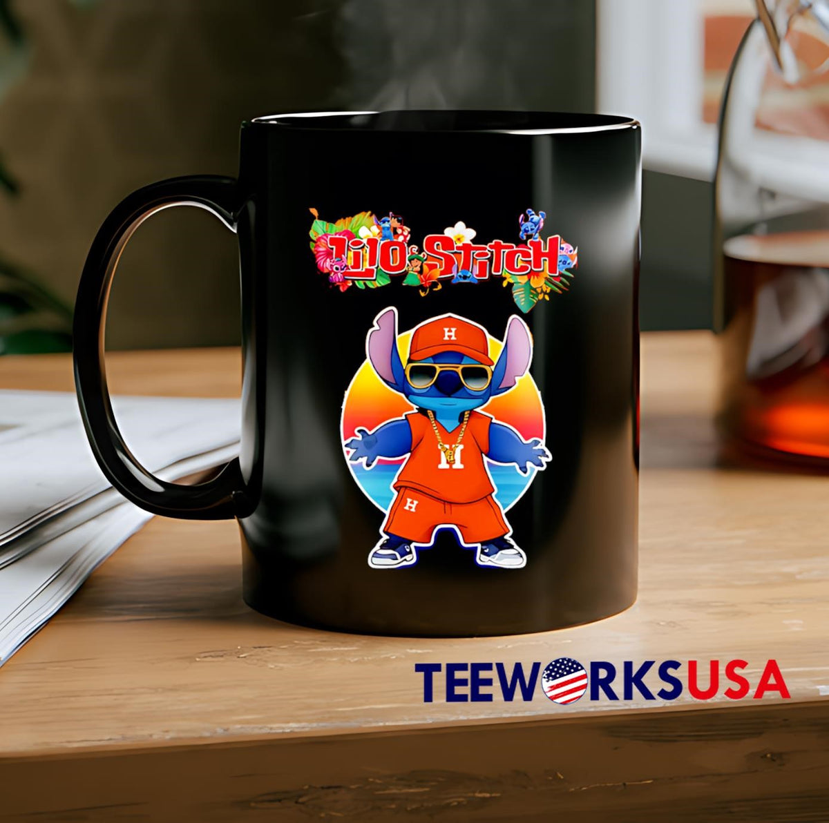 Houston Astros x Lilo and Stitch Baseball - Adult & Kids T-Shirts, Sweatshirts & Hoodies apparel design preview 2