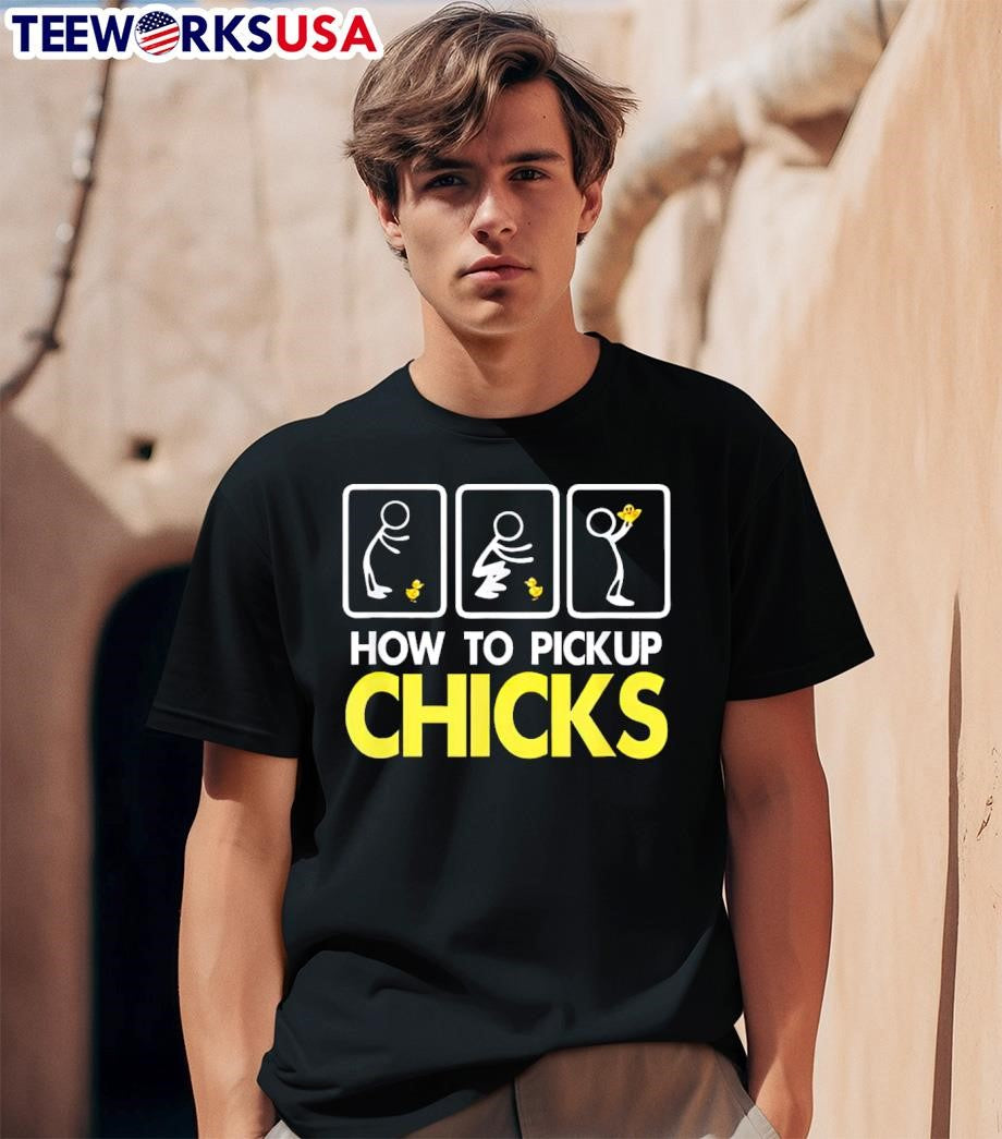 How to pick up chicks cute - Adult & Kids T-Shirts, Sweatshirts & Hoodies apparel design preview 1