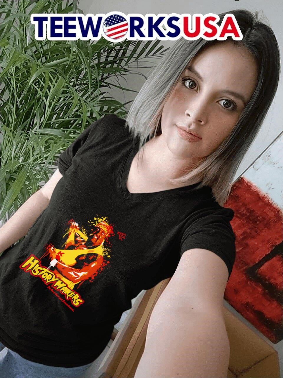 Hulk Hogan History Makers - Adult & Kids T-Shirts, Sweatshirts & Hoodies apparel design preview 7