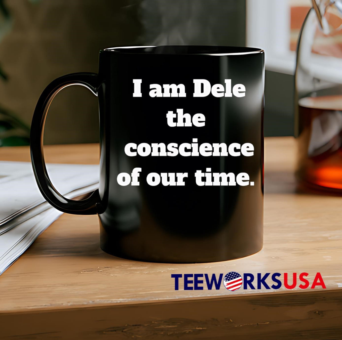 I Am Dele The Conscience Of Our Time - Adult & Kids T-Shirts, Sweatshirts & Hoodies apparel design preview 2