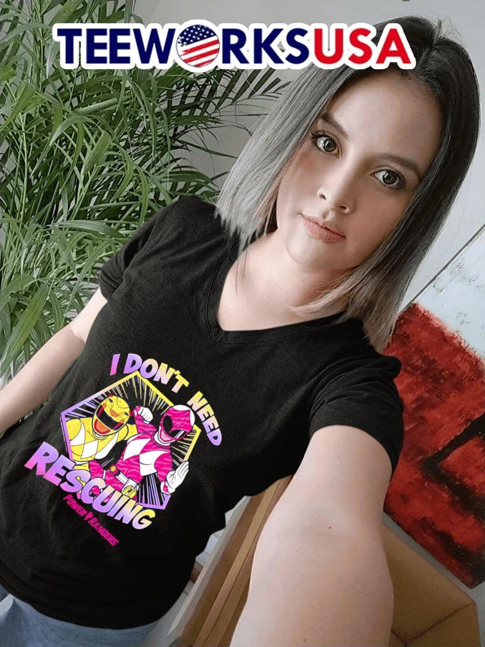 I Don'T Need Rescuing Power Rangers - Adult & Kids T-Shirts, Sweatshirts & Hoodies apparel design preview 7