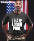 I Hate Logan Paul - Adult & Kids T-Shirts, Sweatshirts & Hoodies apparel design preview 1