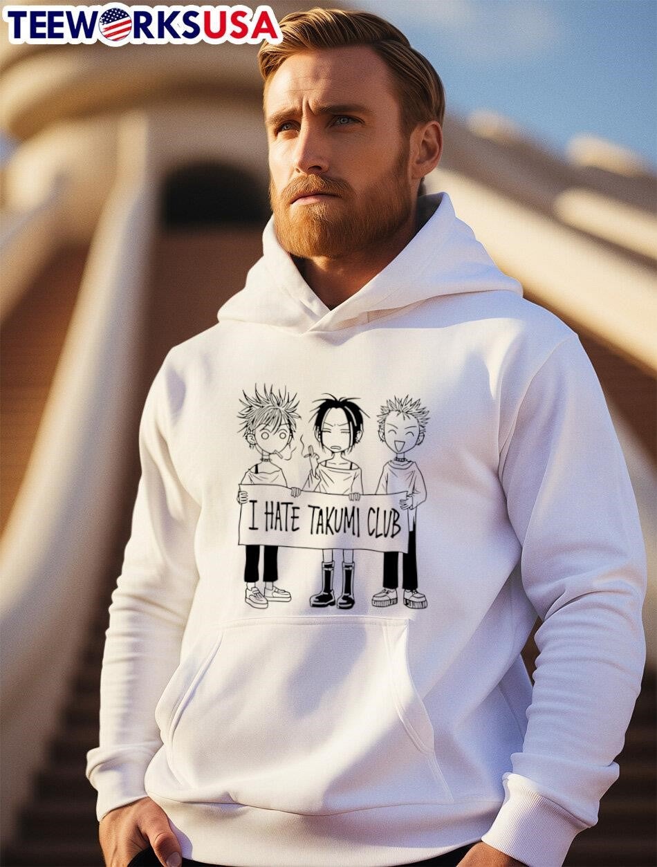 I Hate Takumi Club meme - Adult & Kids T-Shirts, Sweatshirts & Hoodies apparel design preview 2