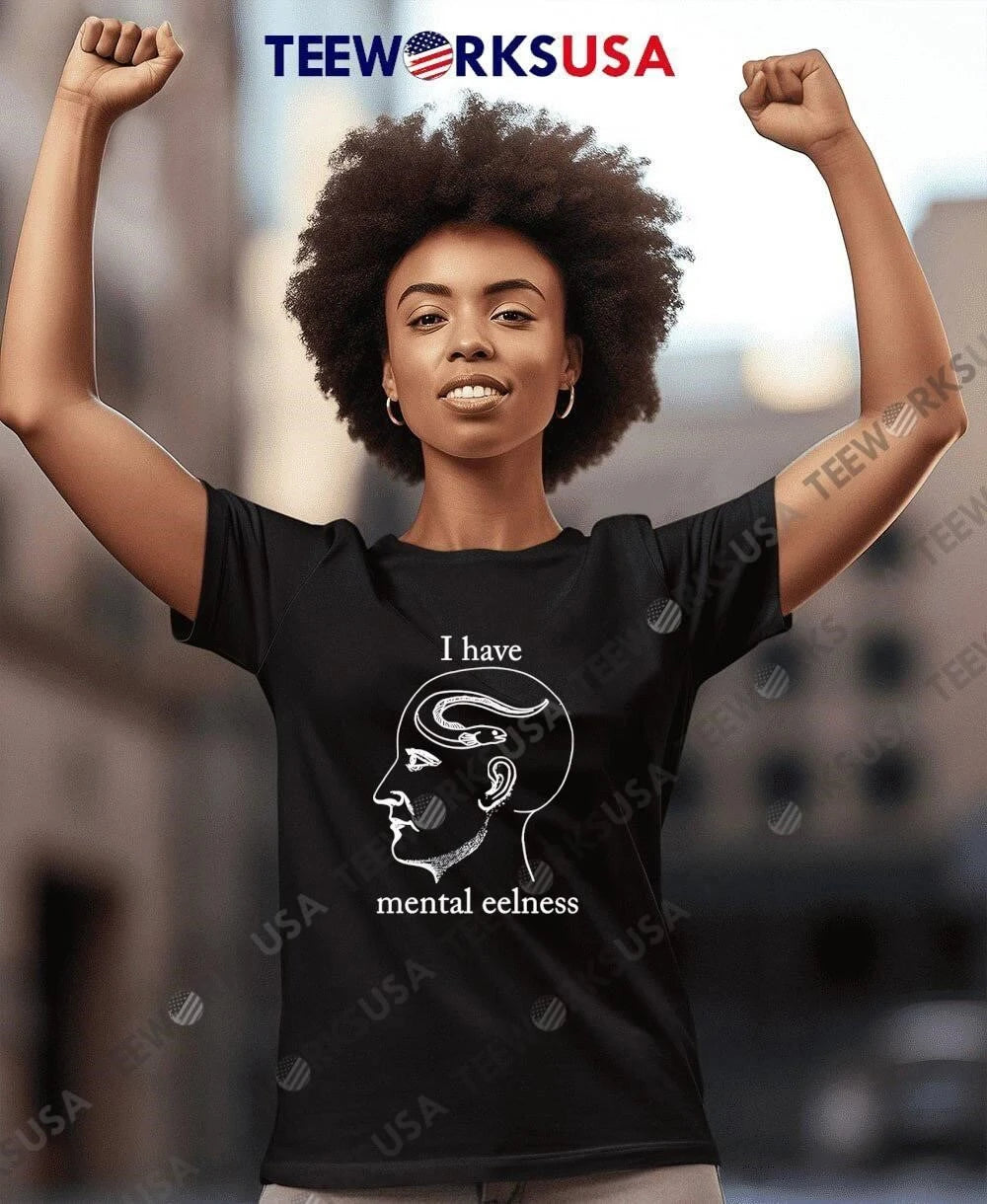 I Have Mental Eelness - Adult & Kids T-Shirts, Sweatshirts & Hoodies apparel design preview 7