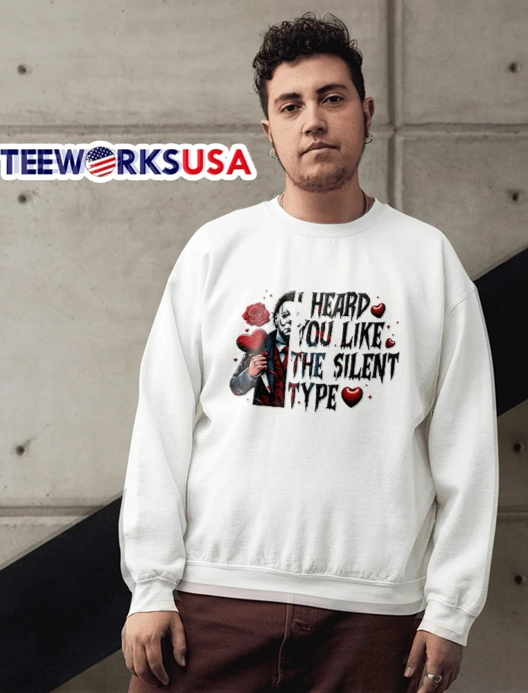 I Heard You Like The Silent Type Michael Myers - Adult & Kids T-Shirts, Sweatshirts & Hoodies apparel design preview 6