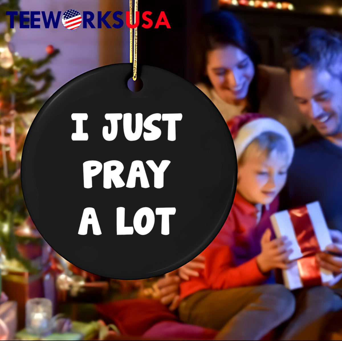 I Just Pray A Lot - Adult & Kids T-Shirts, Sweatshirts & Hoodies apparel design preview 4