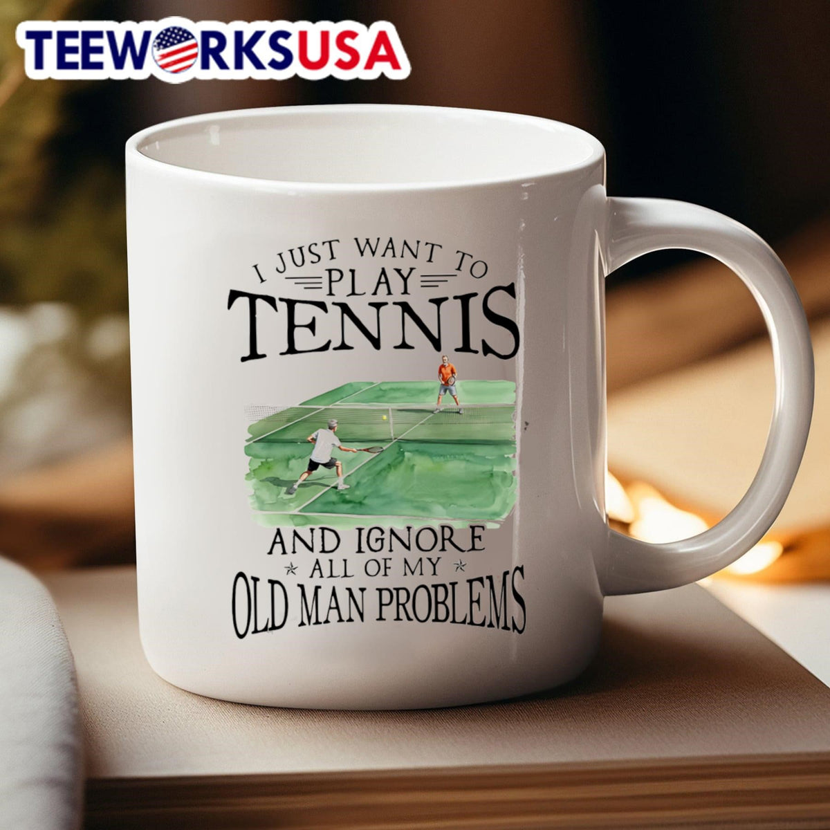 I Just Want To Play Tennis And Ignore All Of My Old - Adult & Kids T-Shirts, Sweatshirts & Hoodies apparel design preview 4