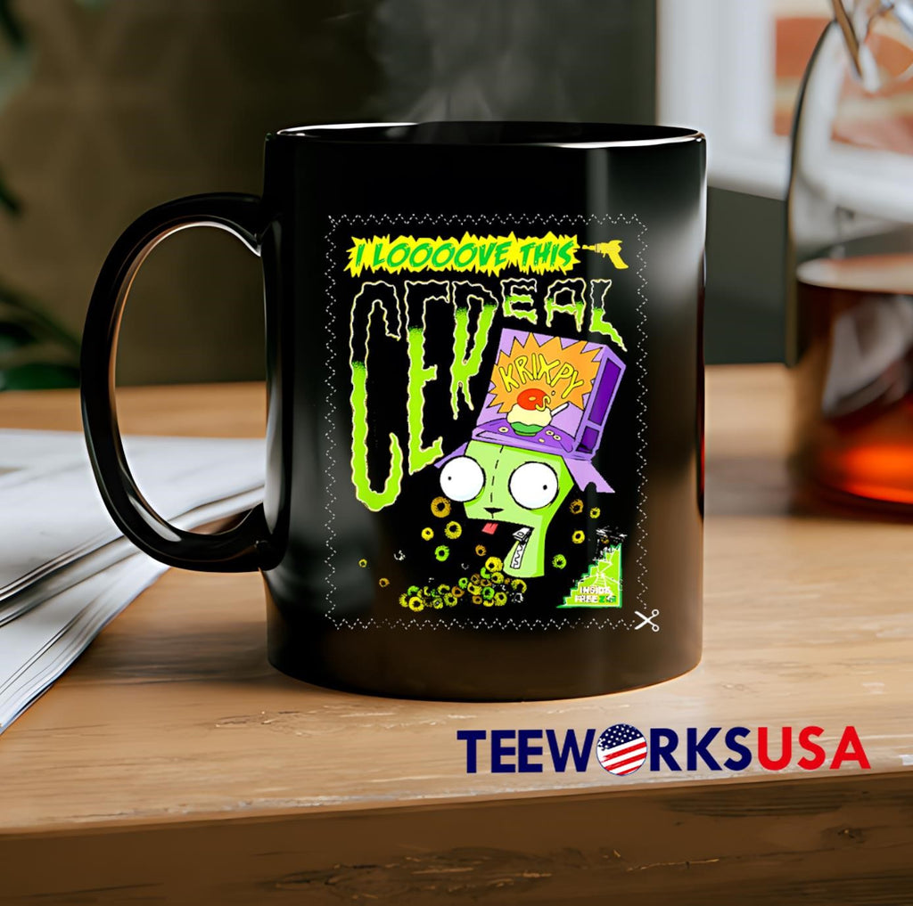 I Loooove This Cereal Krixpy - Adult & Kids T-Shirts, Sweatshirts & Hoodies apparel design preview 2