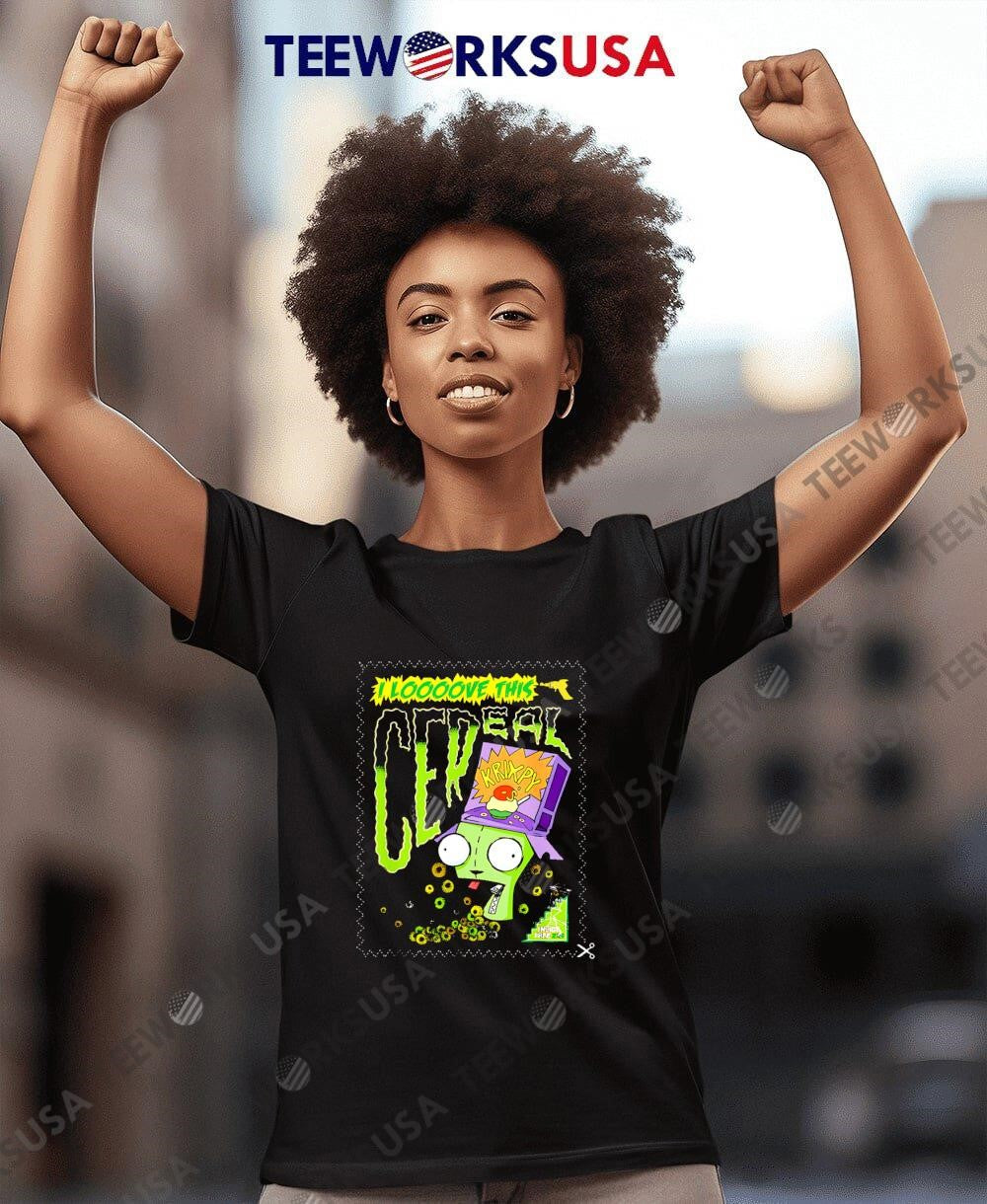 I Loooove This Cereal Krixpy - Adult & Kids T-Shirts, Sweatshirts & Hoodies apparel design preview 7