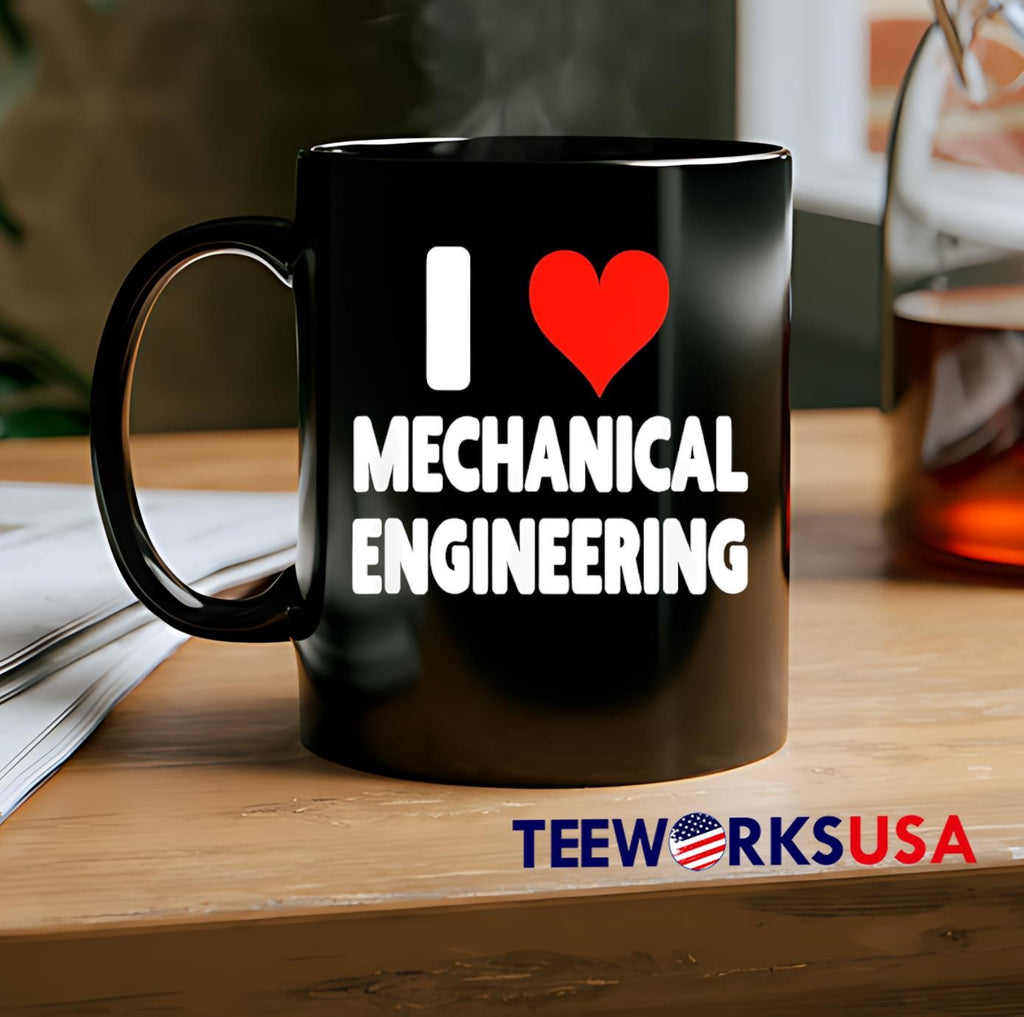 I Love Mechanical Engineering - Adult & Kids T-Shirts, Sweatshirts & Hoodies apparel design preview 2