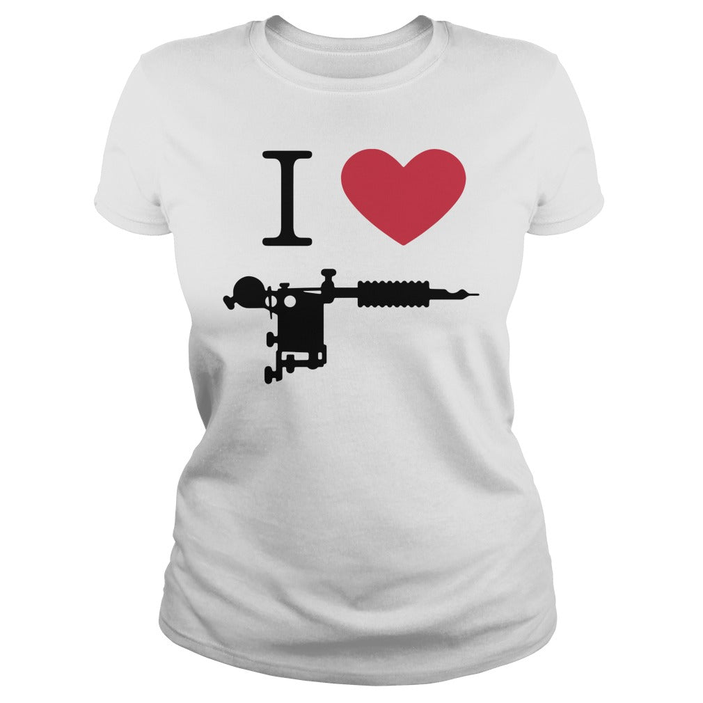 I Love Tattoos - Adult & Kids T-Shirts, Sweatshirts & Hoodies apparel design preview 2