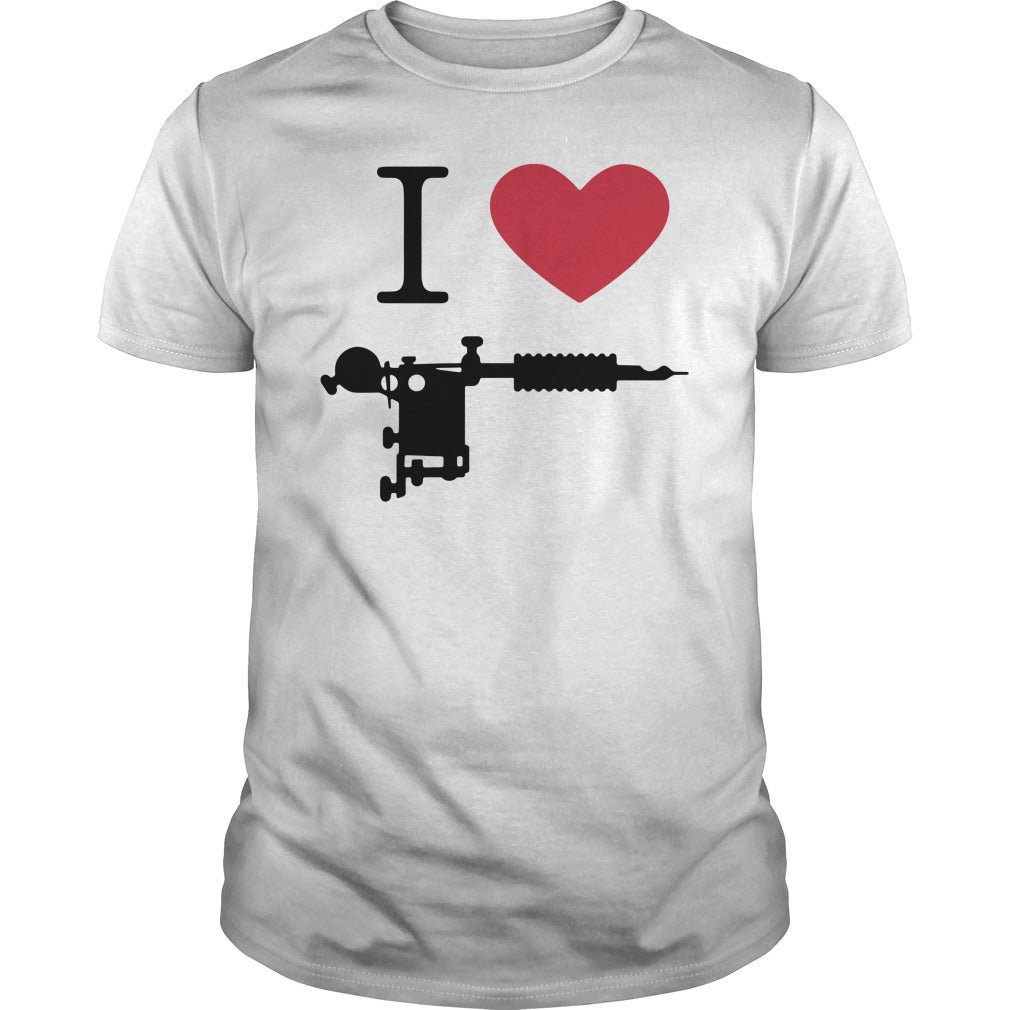 I Love Tattoos - Adult & Kids T-Shirts, Sweatshirts & Hoodies apparel design preview 1