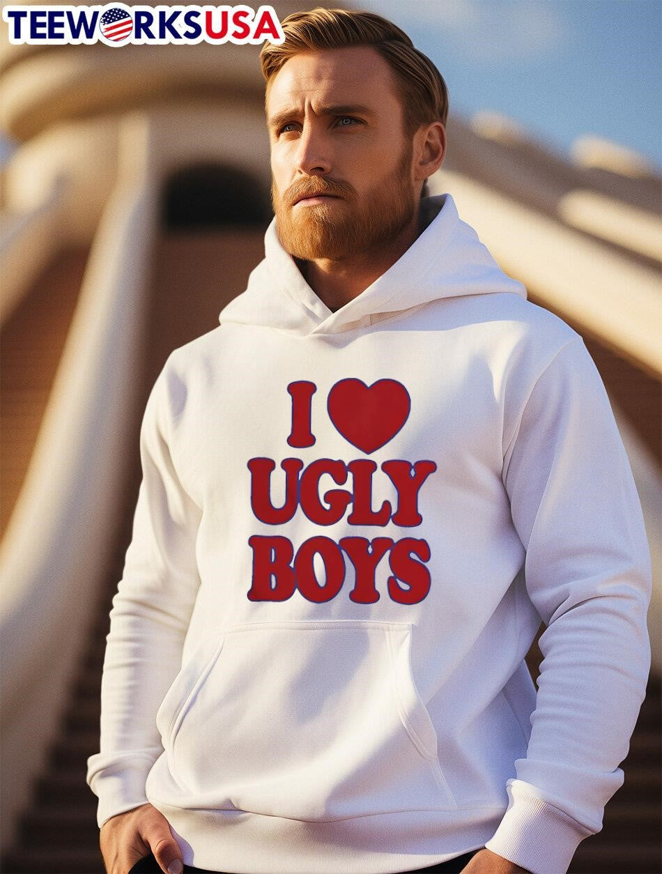 I Love Ugly Boys - Adult & Kids T-Shirts, Sweatshirts & Hoodies apparel design preview 2