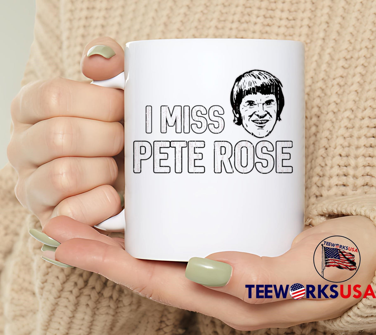 I Miss Pete Rose Cincinnati Baseball - Adult & Kids T-Shirts, Sweatshirts & Hoodies apparel design preview 6