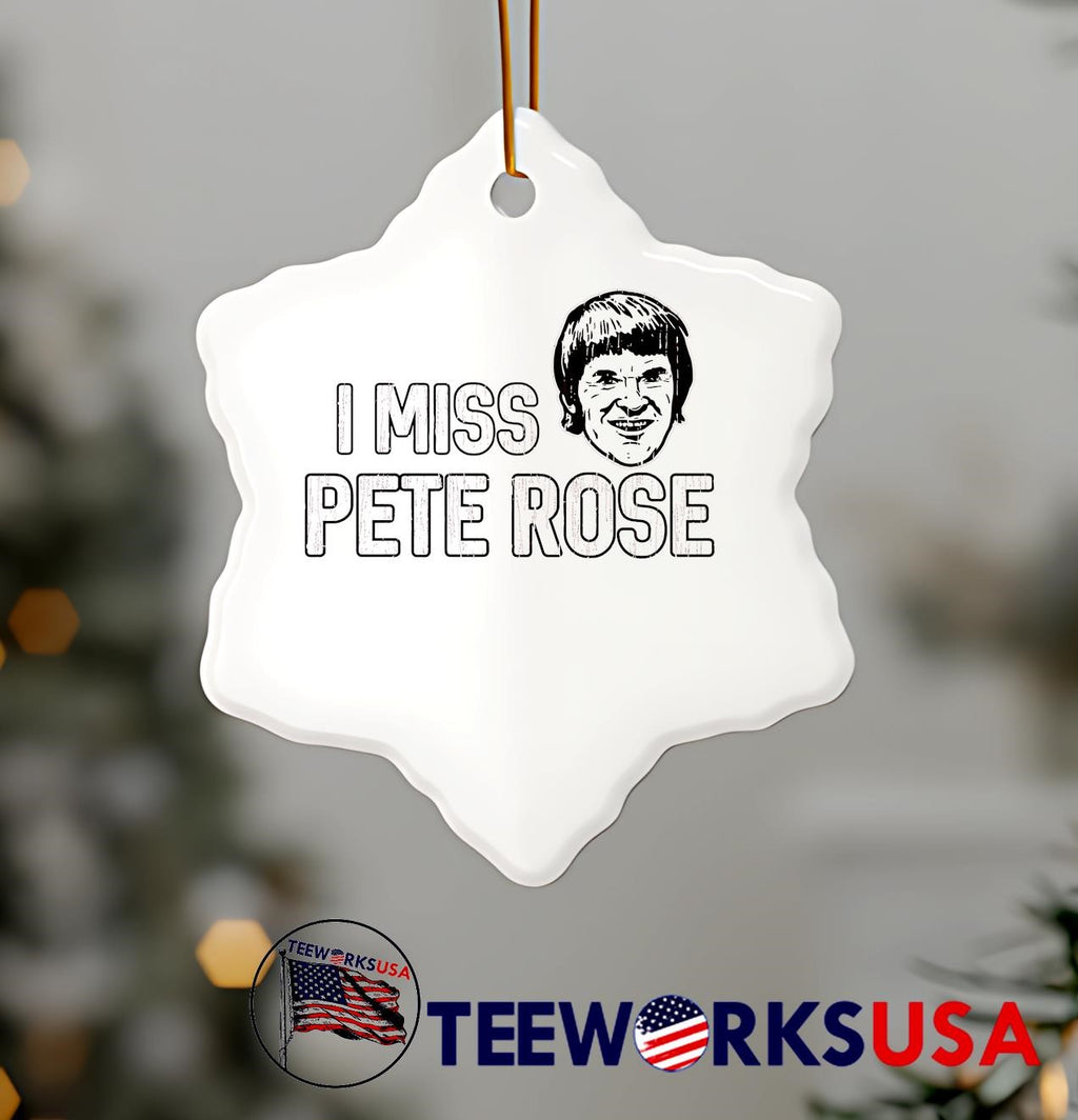 I Miss Pete Rose Cincinnati Baseball - Adult & Kids T-Shirts, Sweatshirts & Hoodies apparel design preview 7